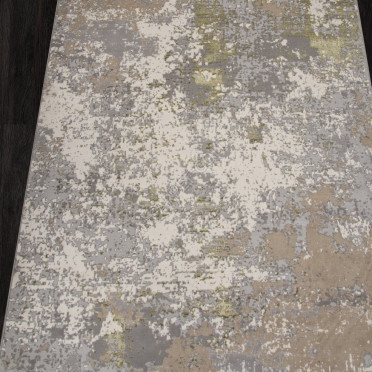 Ковер F163 - CREAM-GREEN - Прямоугольник - коллекция LIMAN