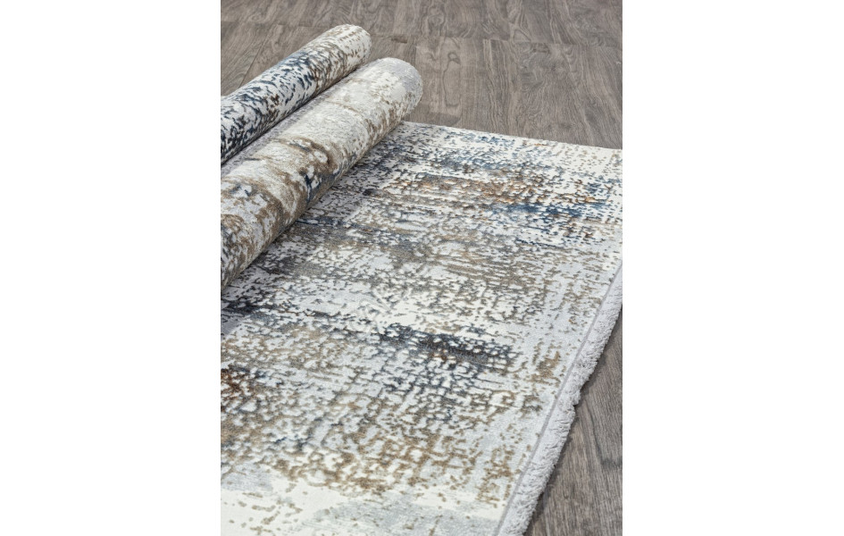 Ковер 00225H - GREY FDY / GREY HB - Прямоугольник - коллекция ASADU